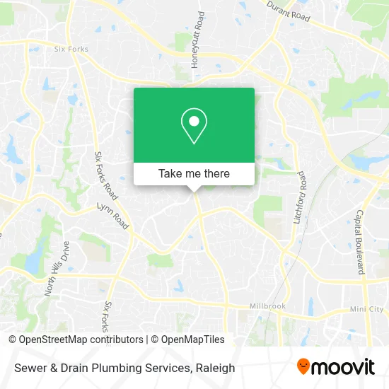 Sewer & Drain Plumbing Services map
