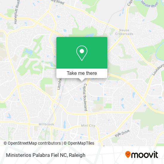 Ministerios Palabra Fiel NC map