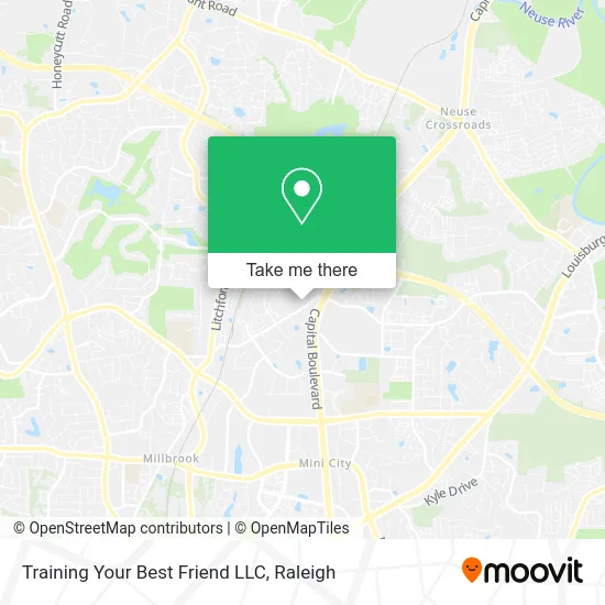 Training Your Best Friend LLC map