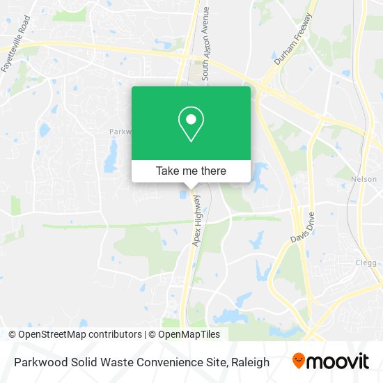 Parkwood Solid Waste Convenience Site map