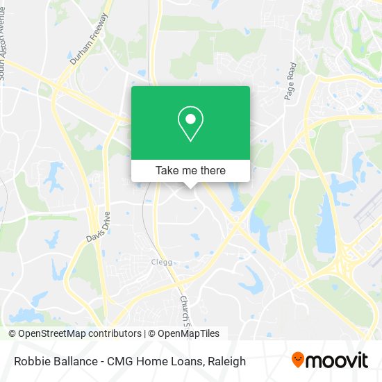 Mapa de Robbie Ballance - CMG Home Loans