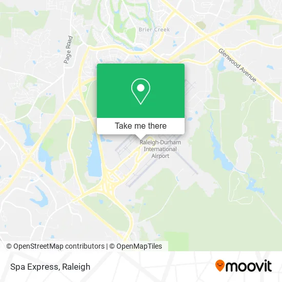 Spa Express map