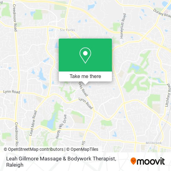 Mapa de Leah Gillmore Massage & Bodywork Therapist