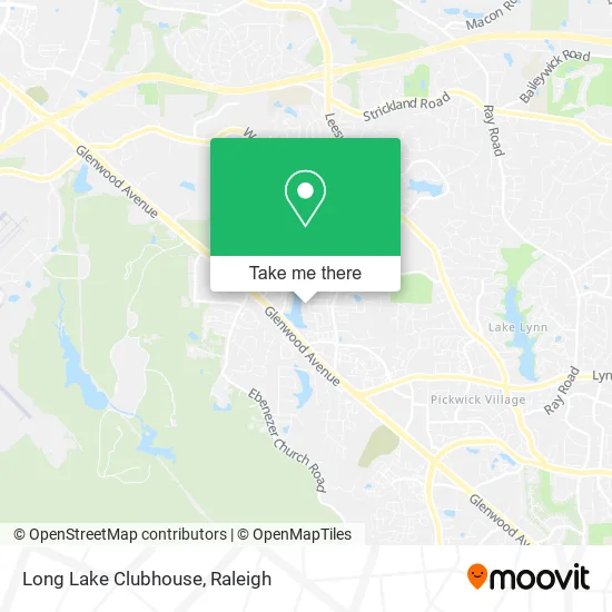 Long Lake Clubhouse map