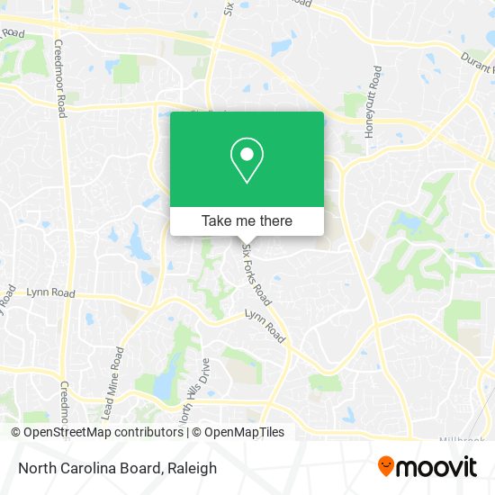 Mapa de North Carolina Board