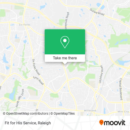 Fit for His Service map