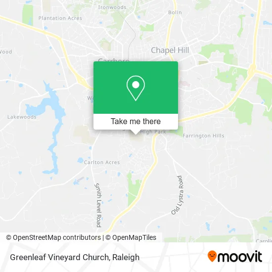 Greenleaf Vineyard Church map