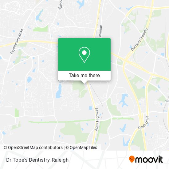 Dr Tope's Dentistry map