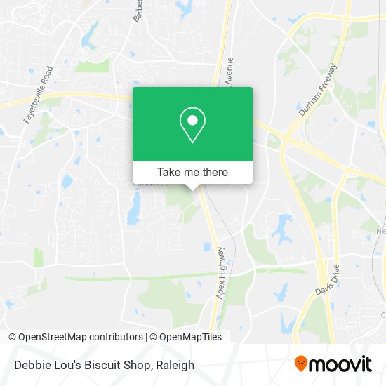 Debbie Lou's Biscuit Shop map