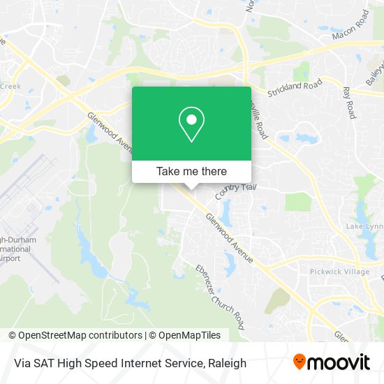 Via SAT High Speed Internet Service map