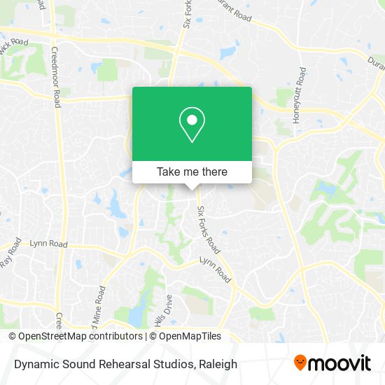 Dynamic Sound Rehearsal Studios map