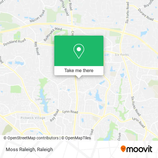 Moss Raleigh map