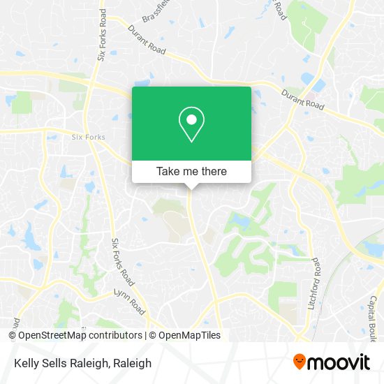 Kelly Sells Raleigh map