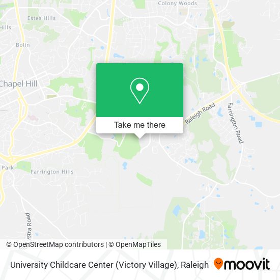 Mapa de University Childcare Center (Victory Village)