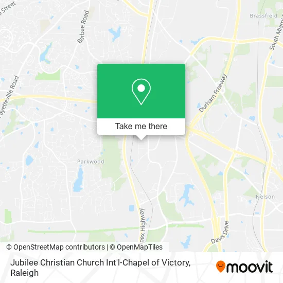 Jubilee Christian Church Int'l-Chapel of Victory map