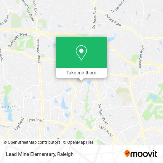 Mapa de Lead Mine Elementary