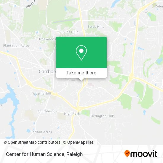Mapa de Center for Human Science
