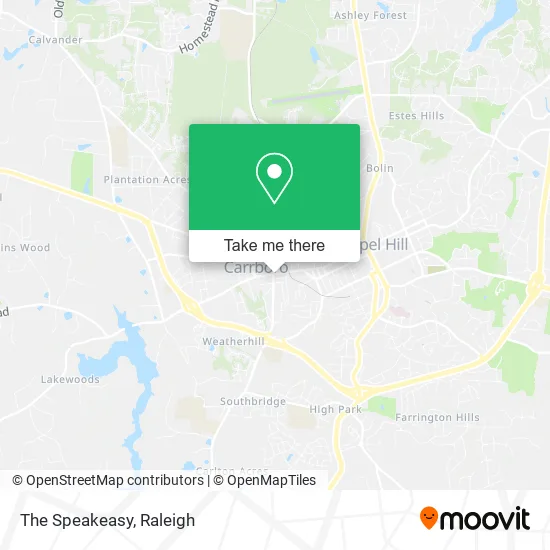 The Speakeasy map