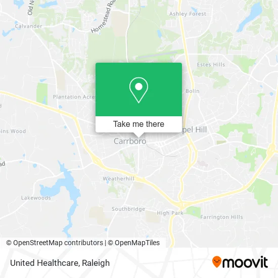 United Healthcare map