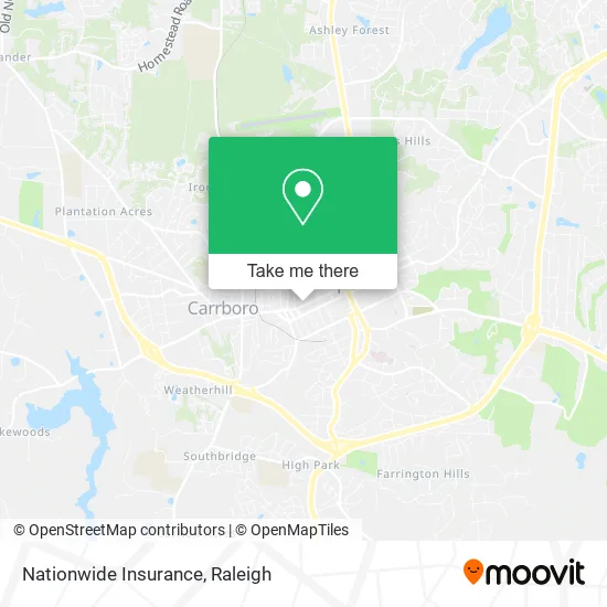 Nationwide Insurance map