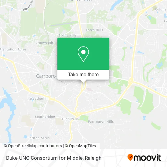 Duke-UNC Consortium for Middle map