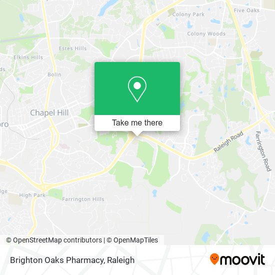 Mapa de Brighton Oaks Pharmacy