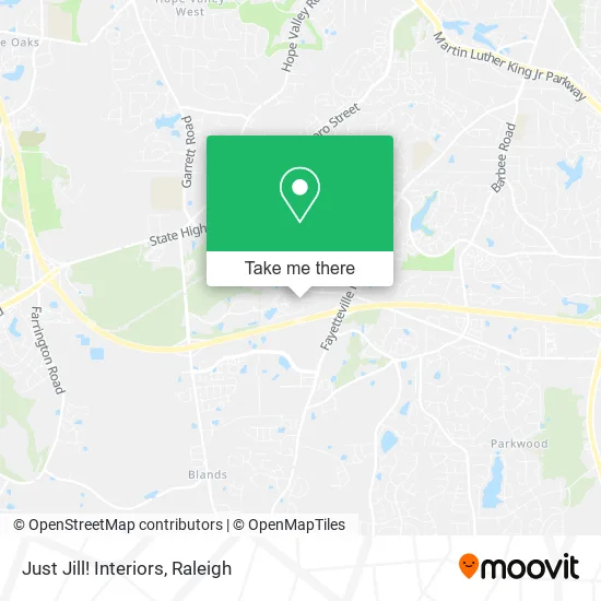 Just Jill! Interiors map