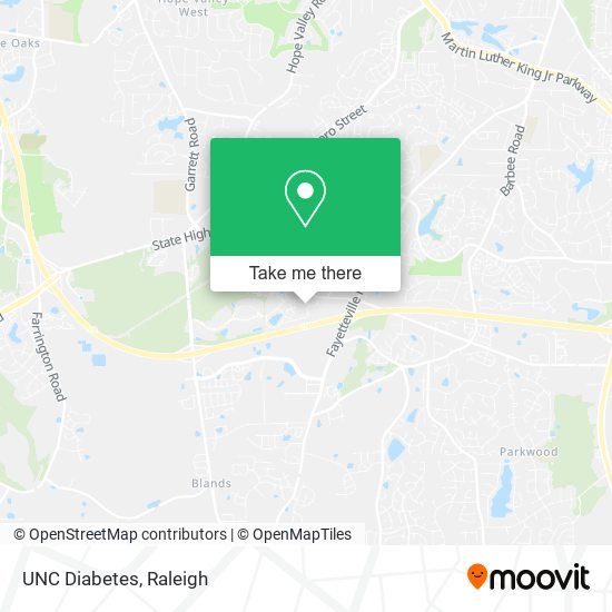 UNC Diabetes map