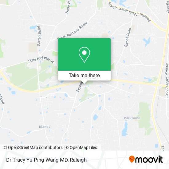 Dr Tracy Yu-Ping Wang MD map