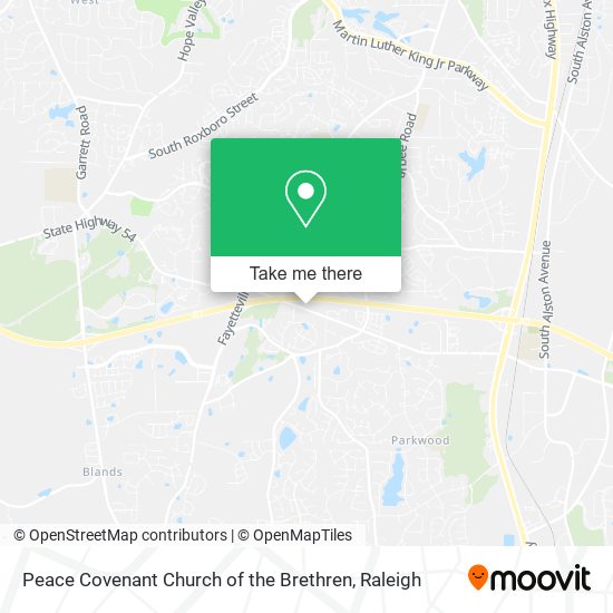 Mapa de Peace Covenant Church of the Brethren