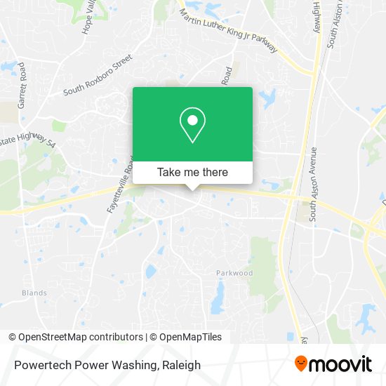 Powertech Power Washing map