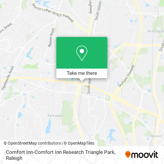 Comfort Inn-Comfort Inn Research Triangle Park map