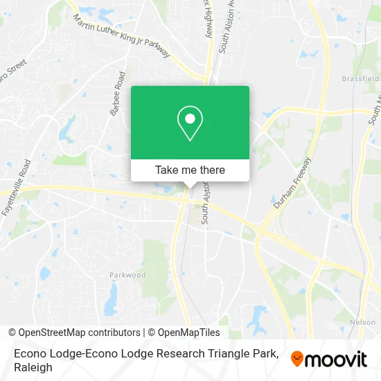 Econo Lodge-Econo Lodge Research Triangle Park map