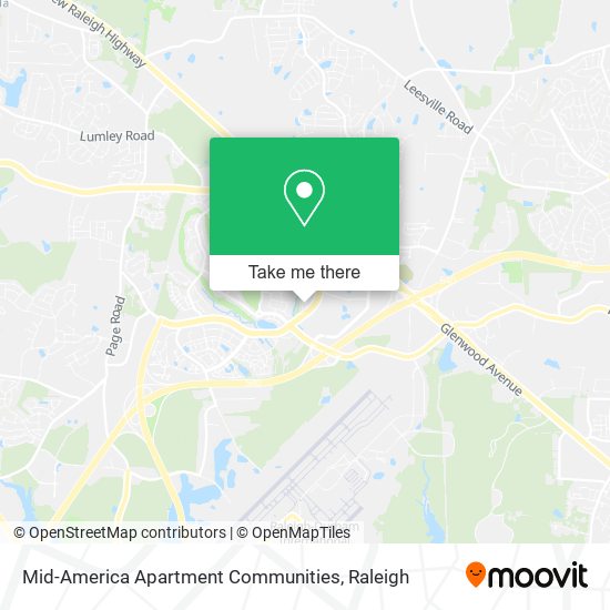 Mapa de Mid-America Apartment Communities