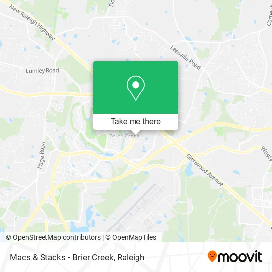 Mapa de Macs & Stacks - Brier Creek