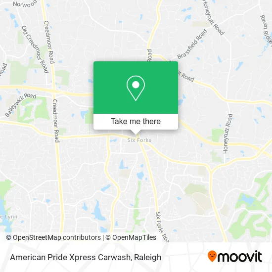 American Pride Xpress Carwash map