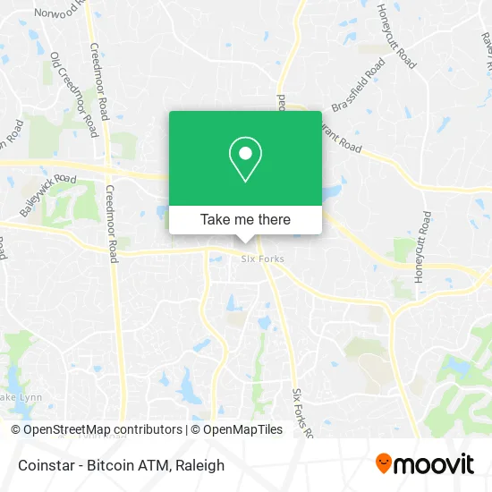 Coinstar - Bitcoin ATM map
