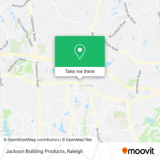 Jackson Building Products map