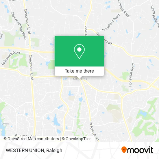 WESTERN UNION map