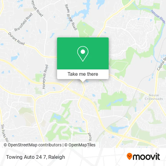 Towing Auto 24 7 map