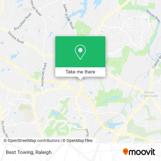 Mapa de Best Towing