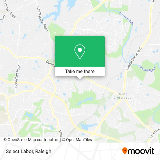 Select Labor map