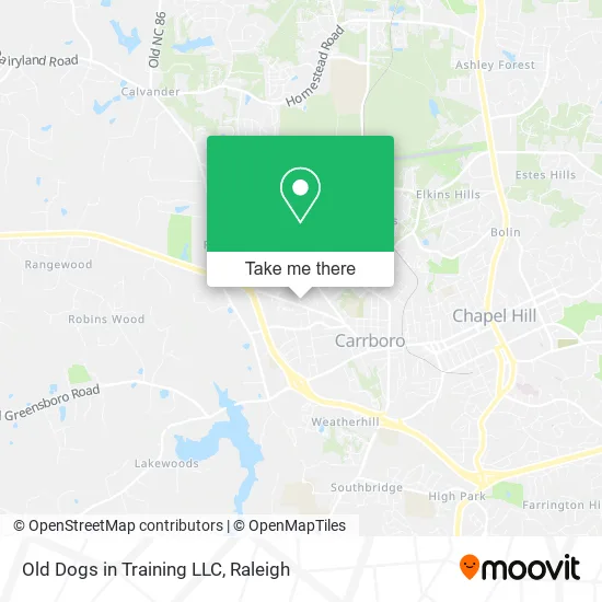 Old Dogs in Training LLC map