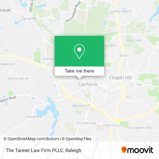 The Tanner Law Firm PLLC map