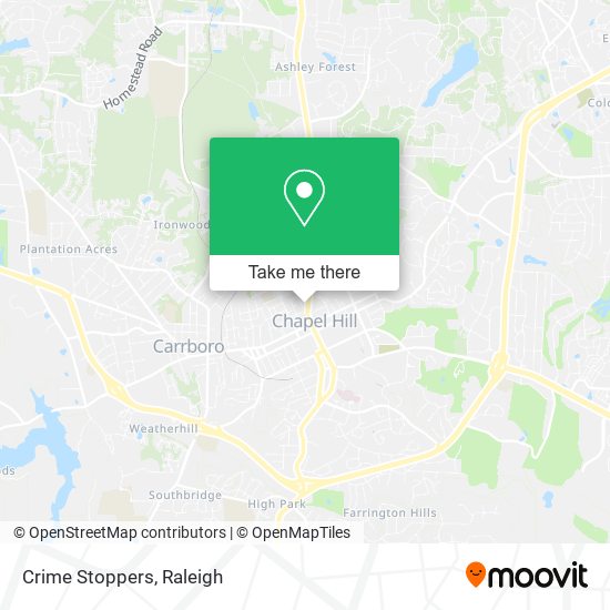 Crime Stoppers map