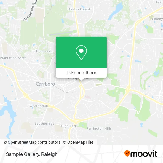 Sample Gallery map
