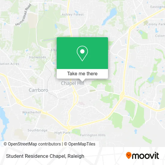 Student Residence Chapel map
