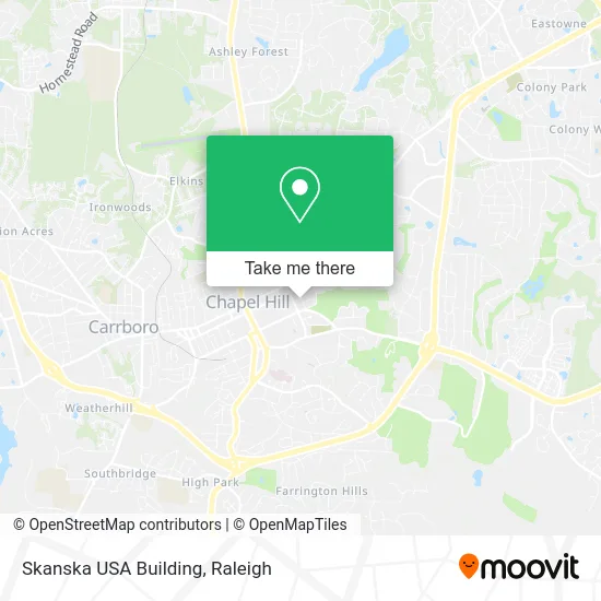 Skanska USA Building map
