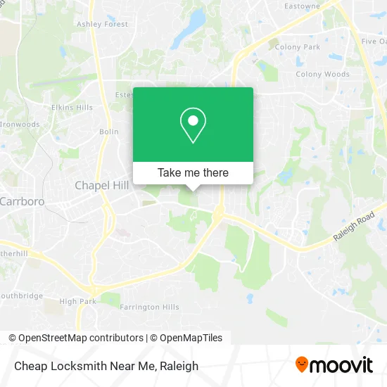 Cheap Locksmith Near Me map