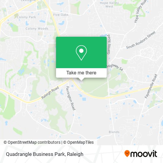 Quadrangle Business Park map